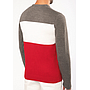 Maglione natalizio unisex girocollo con motivo "fiocco di neve''