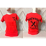 T-shirt hot coral da donna 'RRUST 'N' ROLL
