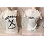 T-shirt bianca da donna 'RRUST 'N' ROLL